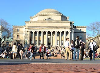 Low Library, the administrative offices of the Faculty of Arts and Sciences at Columbia University
