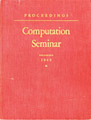 IBM Computation Seminar 1949 Proceedings