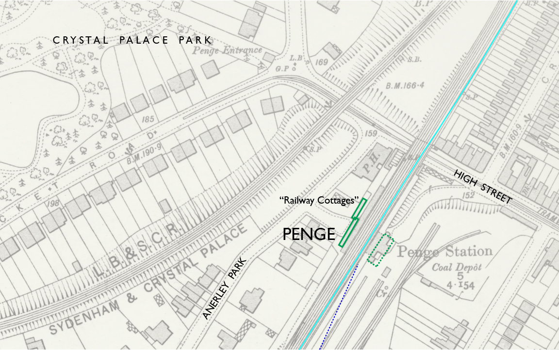 Penge OS  map