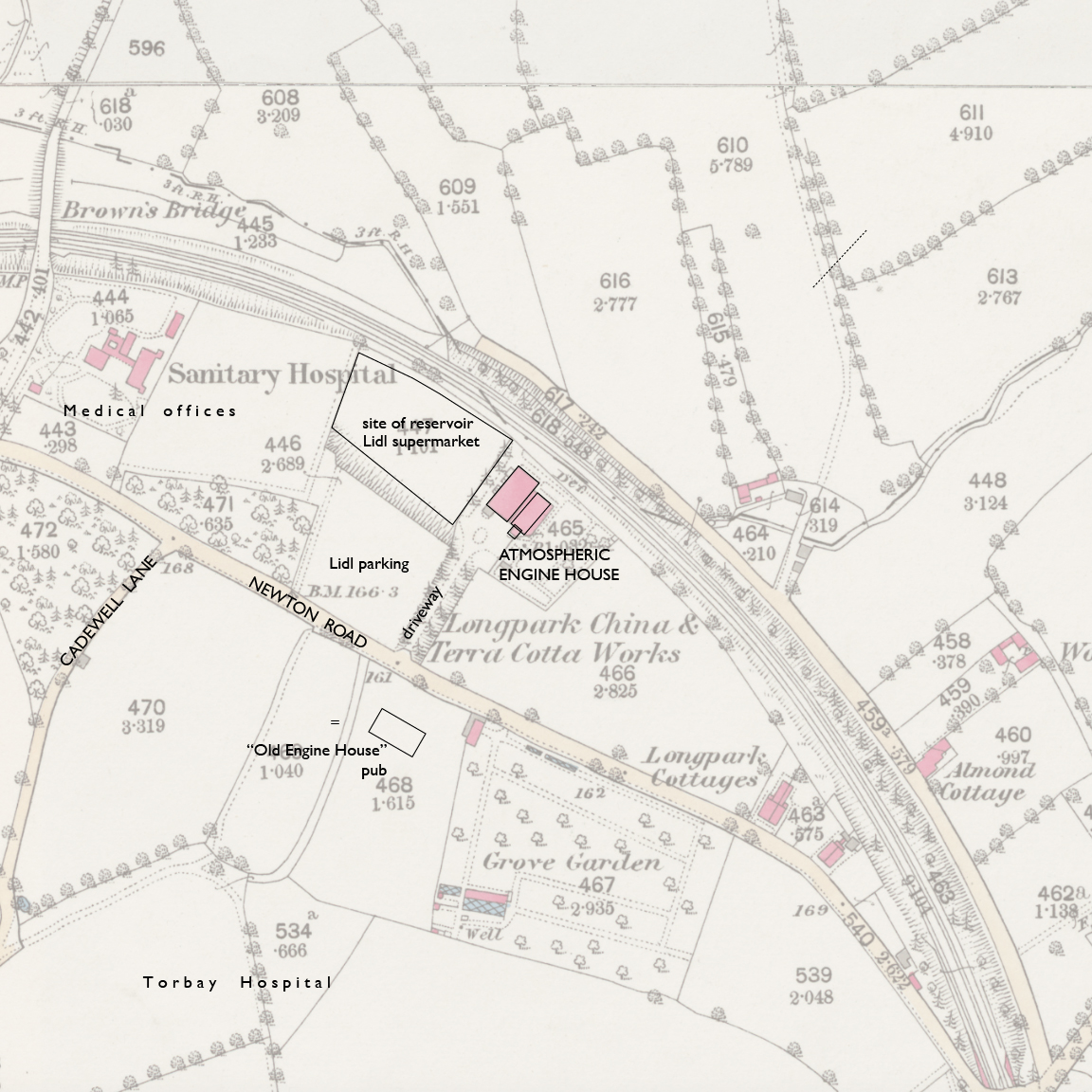 Torquay OS map