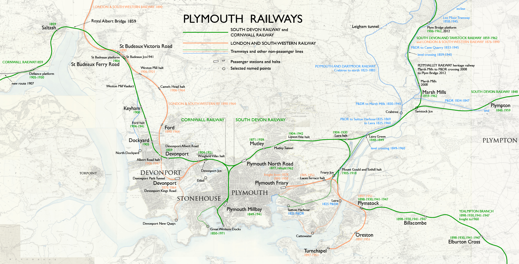 Torquay OS map