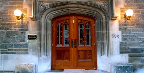 Knox Hall Front doors
