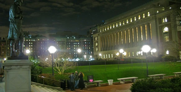 columbia at night main image