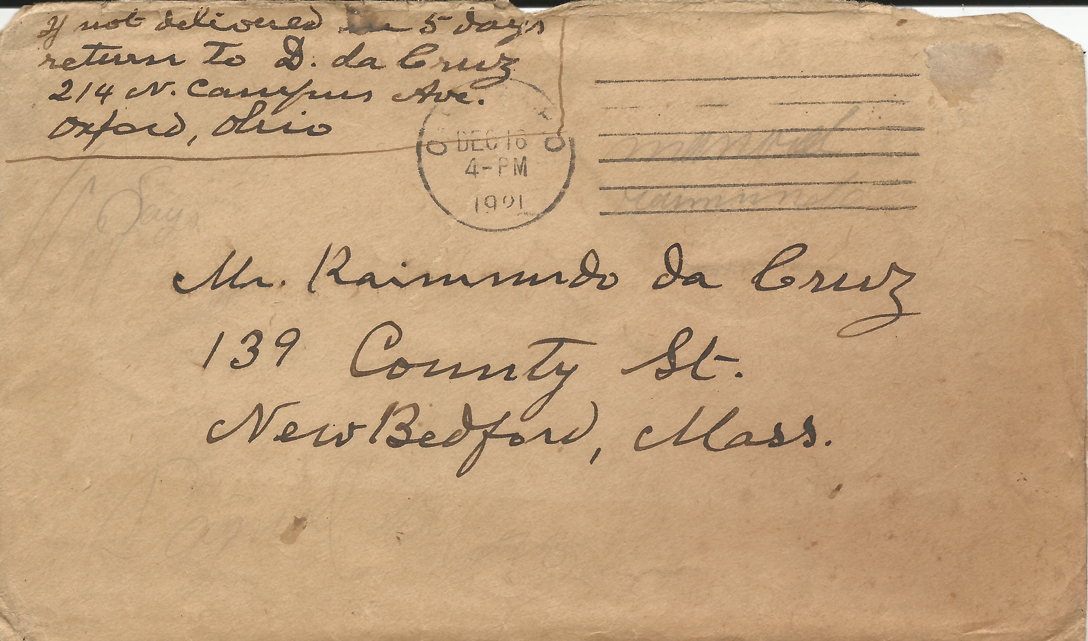 Letters from Daniel to Ramon 1920s-30s